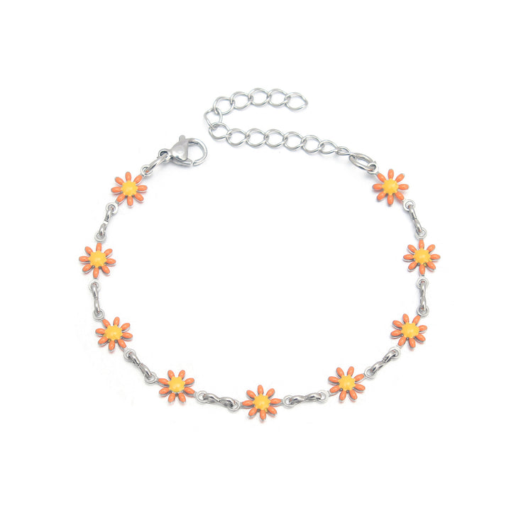 Blumen Charm Ketten Fußkette Karnz