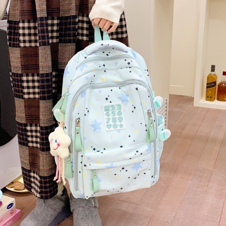 Verspielter Rucksack mit Sternenmotiven und Praktischen Funktionen Karnz