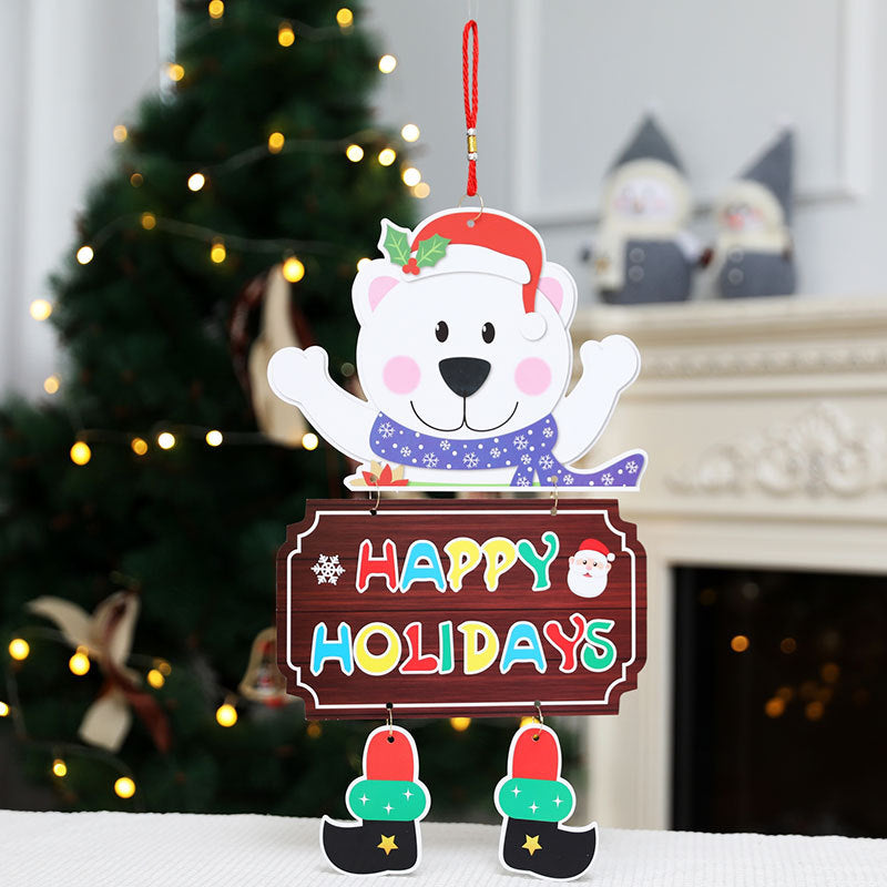 Dekoratives Weihnachts-Schneemann-Schild Karnz
