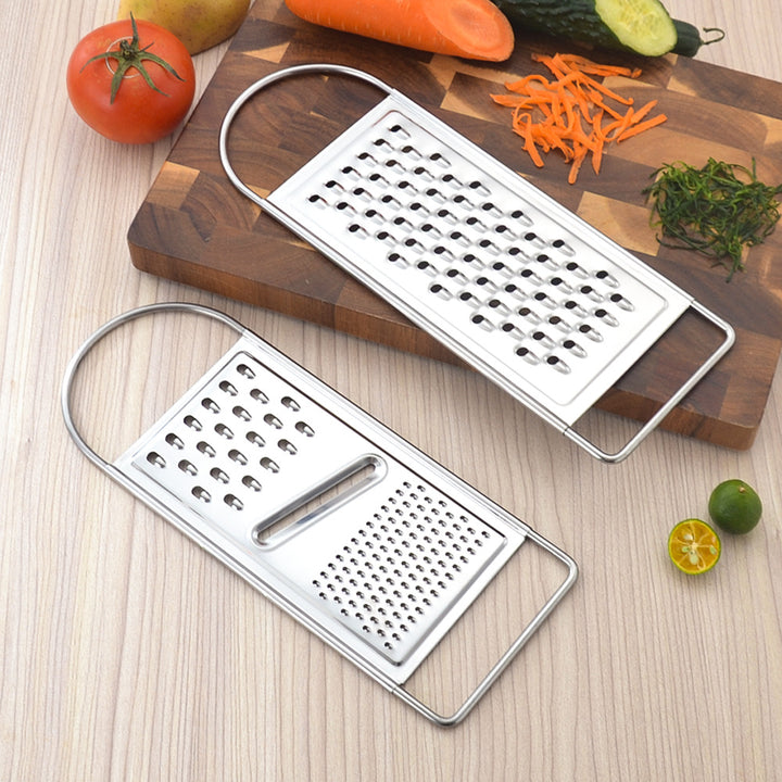 Edelstahl-Küchenreibe mit Ergonomischem Griff Karnz