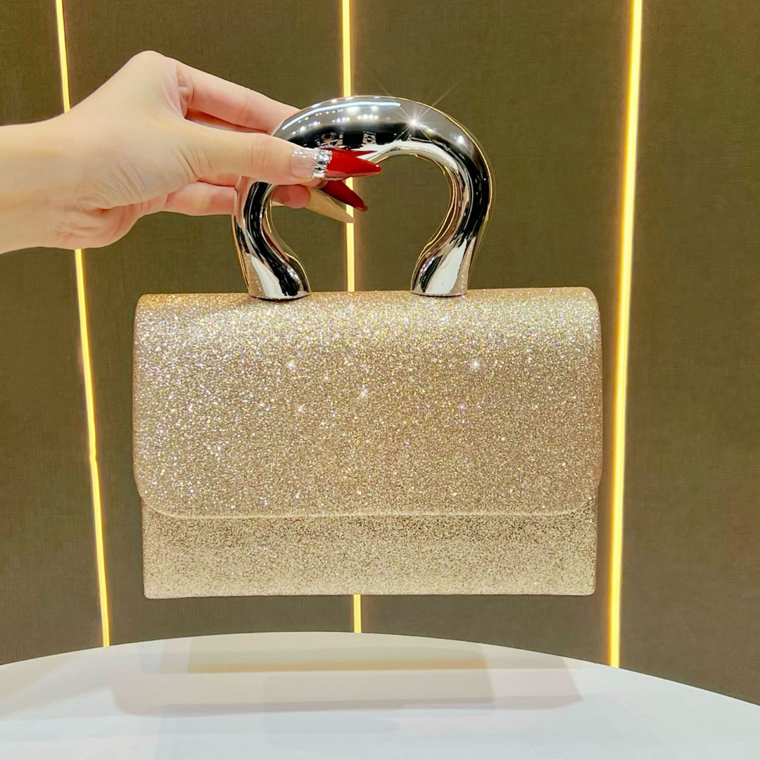 Glitzernde Abendhandtasche