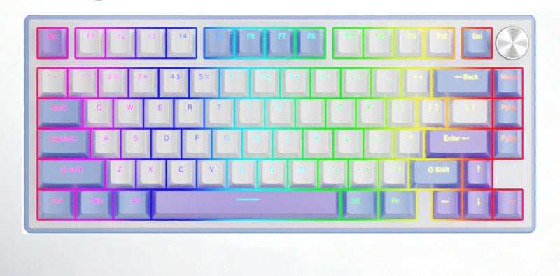 RGB hintergrundbeleuchtete Gasket Mechanische Tastatur Karnz