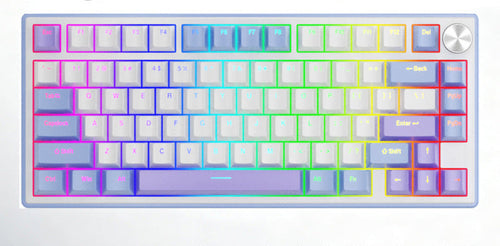 RGB hintergrundbeleuchtete Gasket Mechanische Tastatur Karnz