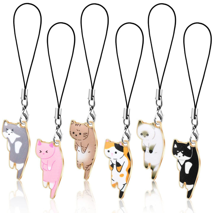 Kat-Themen Charms Schlüsselanhänger Set Karnz
