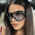 Damen futuristische protectors Sonnenbrille Karnz