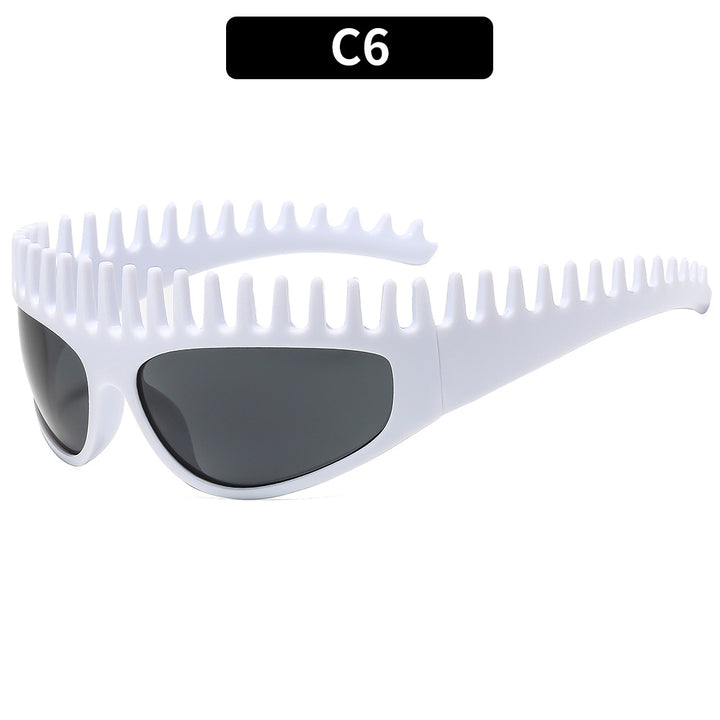 Trendy Übergroße Zahnförmige Sonnenbrille