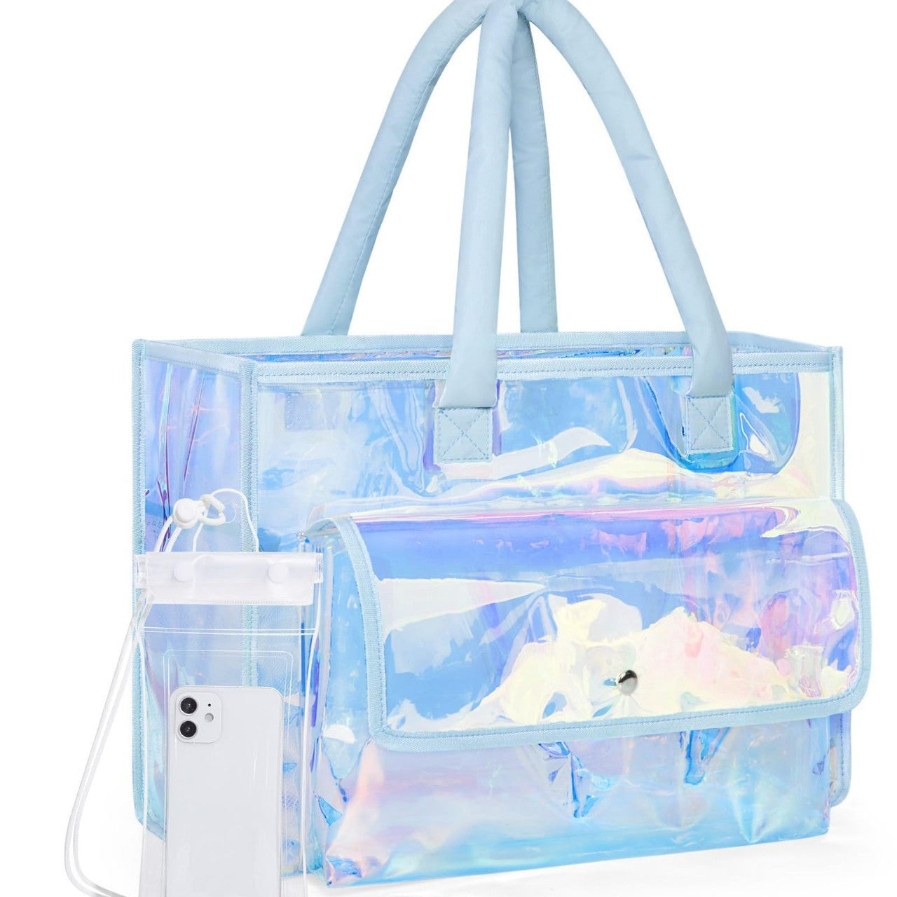 Damen durchsichtige Trendtasche Karnz