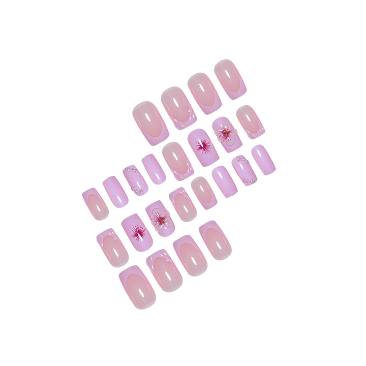 3D Florale Acryl-Nagelverstärkungen Karnz