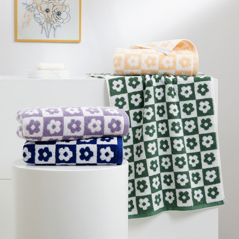 Damen Florales Handtuch Karnz
