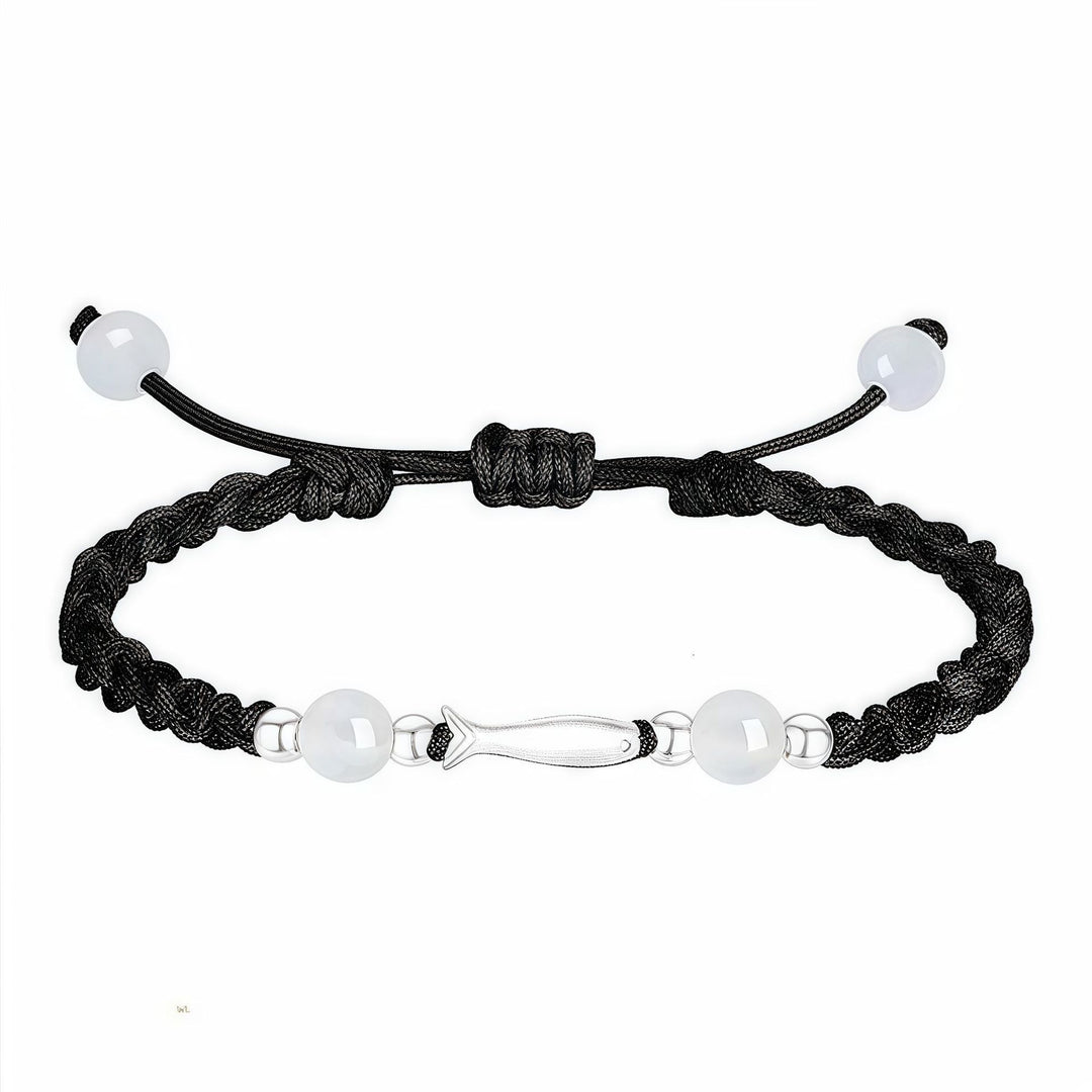 Verstellbares geflochtenes Perlenarmband Karnz