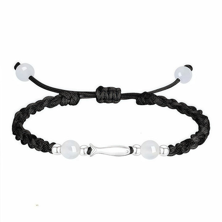 Verstellbares geflochtenes Perlenarmband Karnz