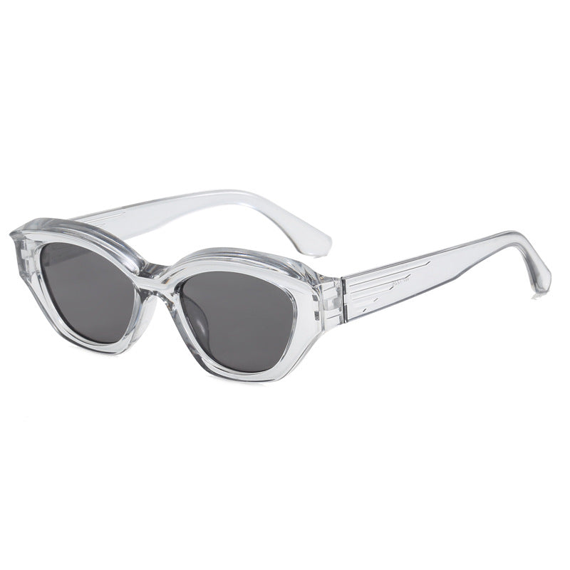 Damen modische Sonnenbrille mit futuristischem Design Karnz