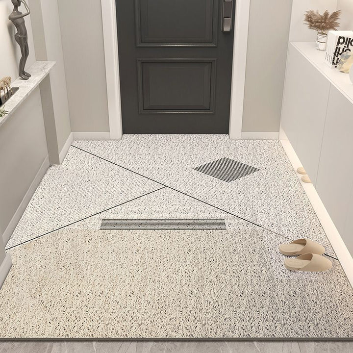 Geometrische Willkommensmatte