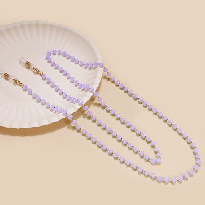 Elegante Perlen Brille Halskette Karnz
