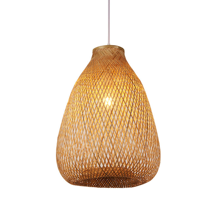 Woven Bamboo Deckenlampe