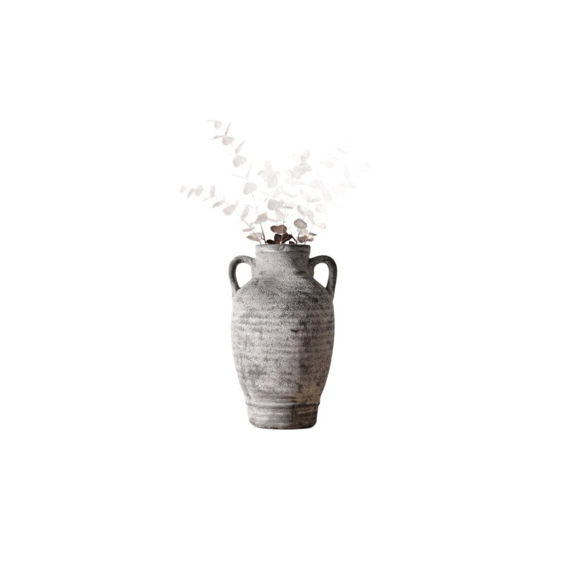 Stilvolle Terrakotta Vase Karnz