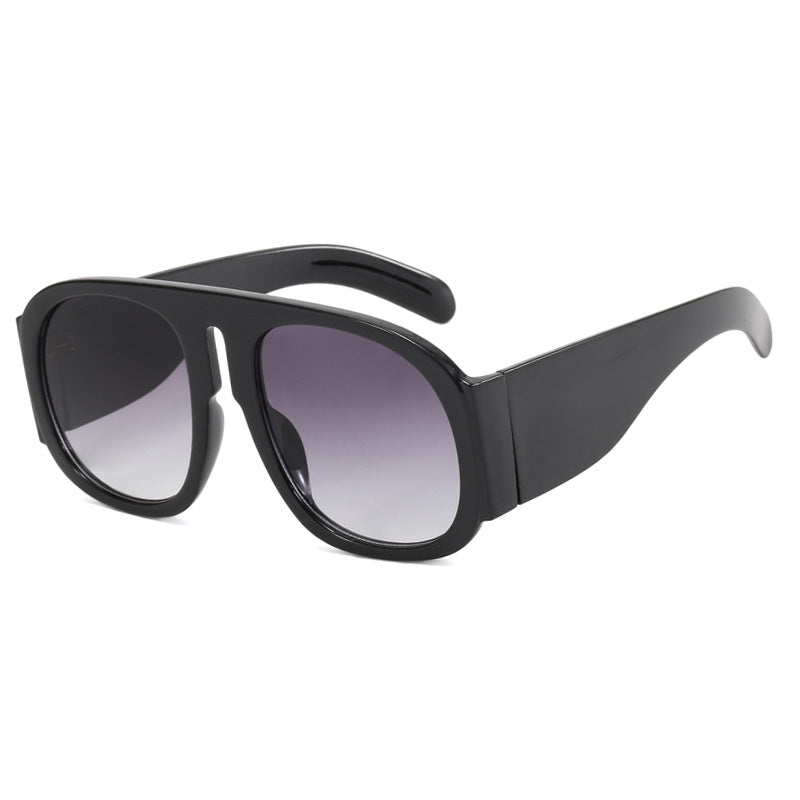 Damen oversized Sonnenbrille mit breitem Rahmen und hoher UV-Schutz Karnz