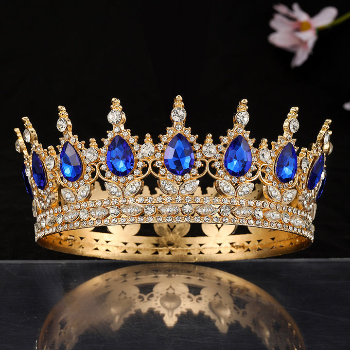 Damen Krone mit eleganten Edelsteinen Karnz