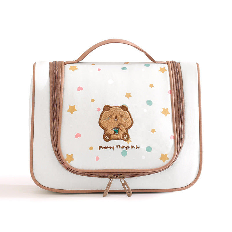 Süßer Cartoon-Druck Kosmetik Organizer Karnz