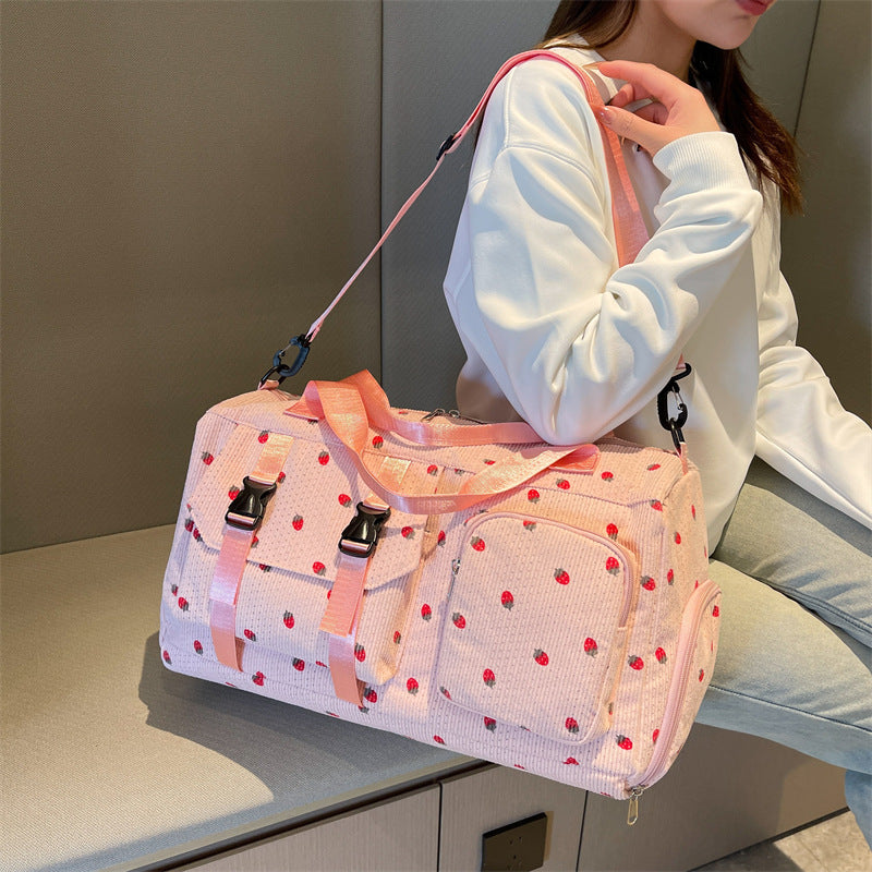 Blumenmuster Reise Duffel