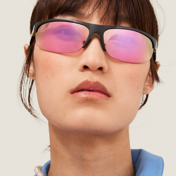 Damen modische Sonnenbrille mit polarisierenden Gläsern und stilvollem Rahmen Karnz