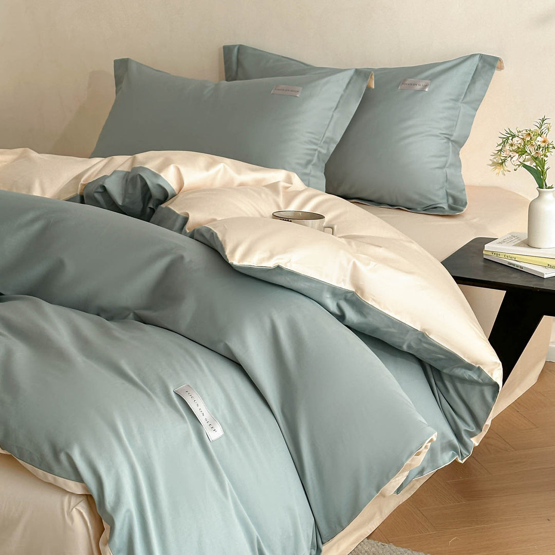 Luxuriöses Weiches Satin Bettwäsche Set