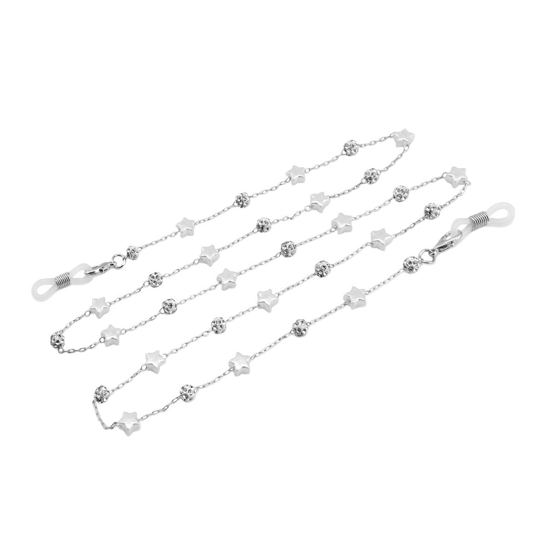 Elegante Kristall- und Perlenbrillenketten Karnz
