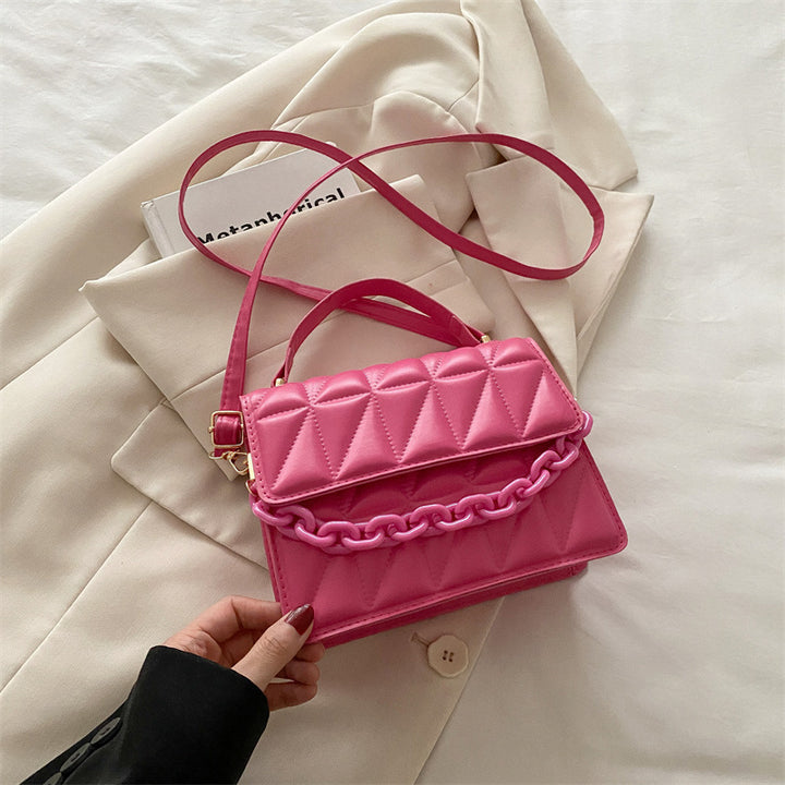 Gepolsterte Mini Satchel Handtasche Karnz