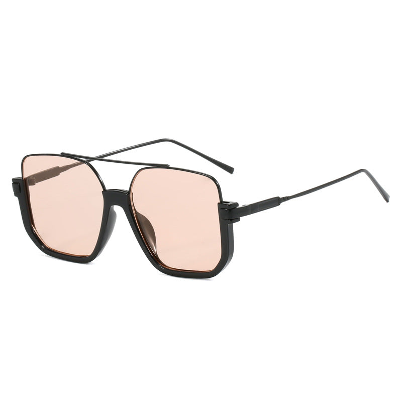 Damen oversized Sonnenbrille mit trendigem quadratischen Rahmen und schützendem UV-Filter Karnz