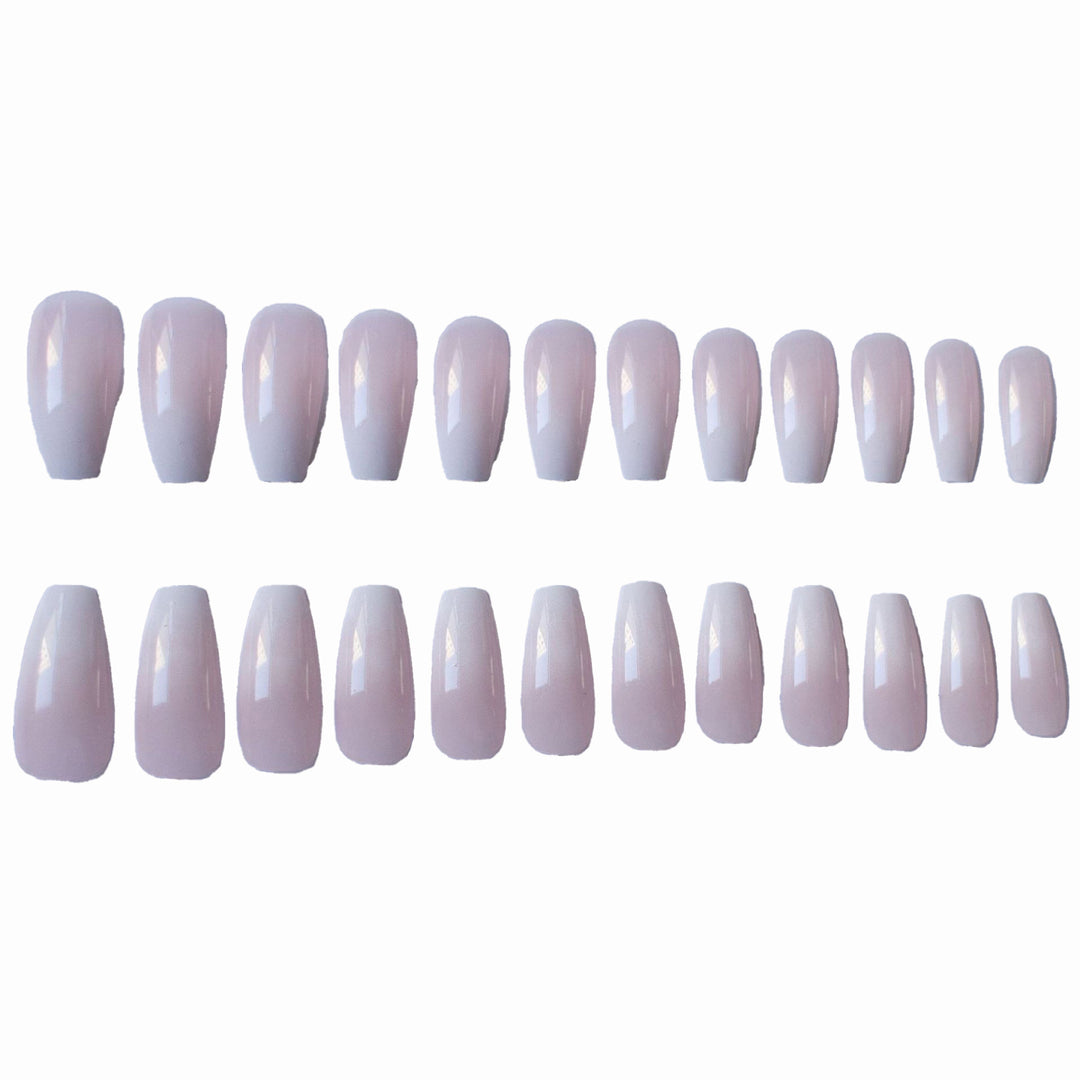 Elegante Faux-Mandel-Form Druck-Nägel