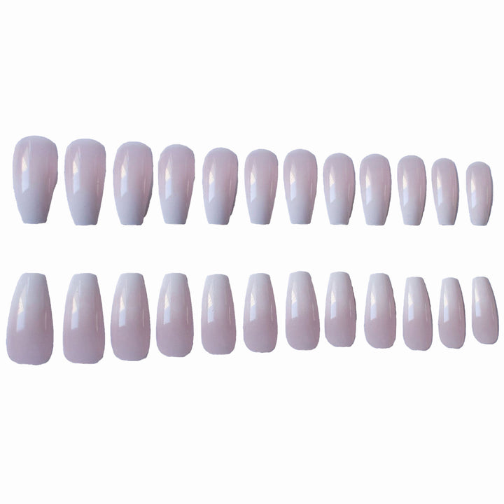 Elegante Faux-Mandel-Form Druck-Nägel