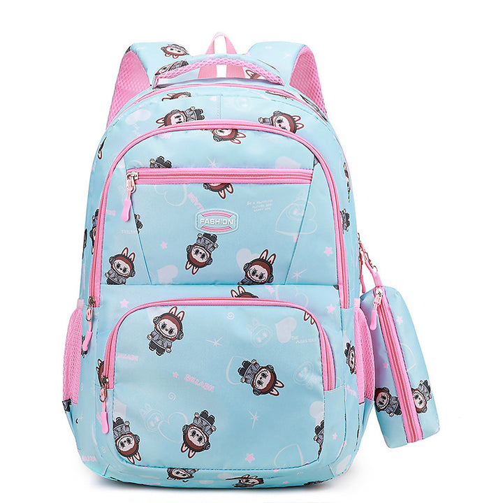 Cartoon-Charakter-Druck-Schulrucksack