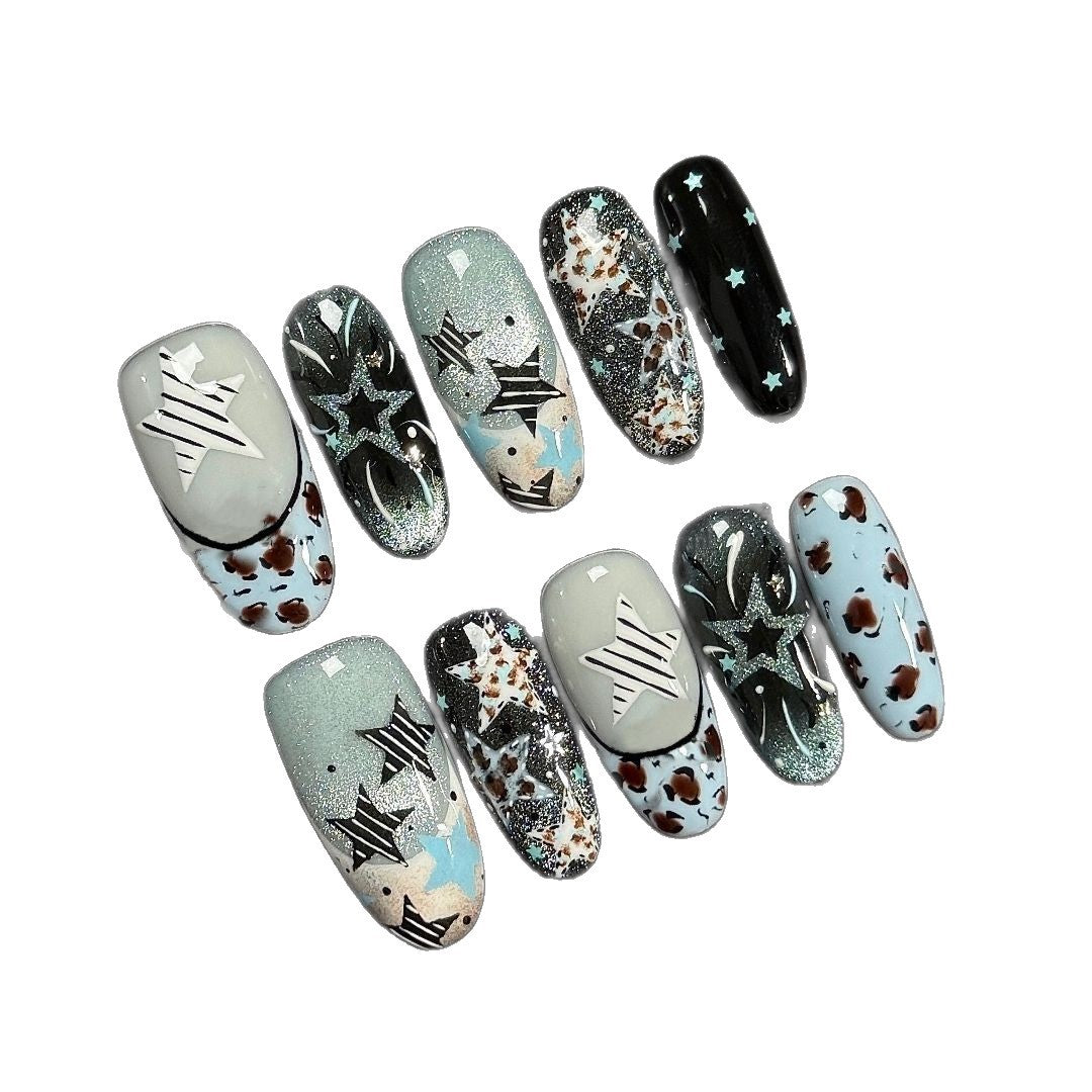 Künstlerische Glitter Nagelkunst Kollektion Karnz