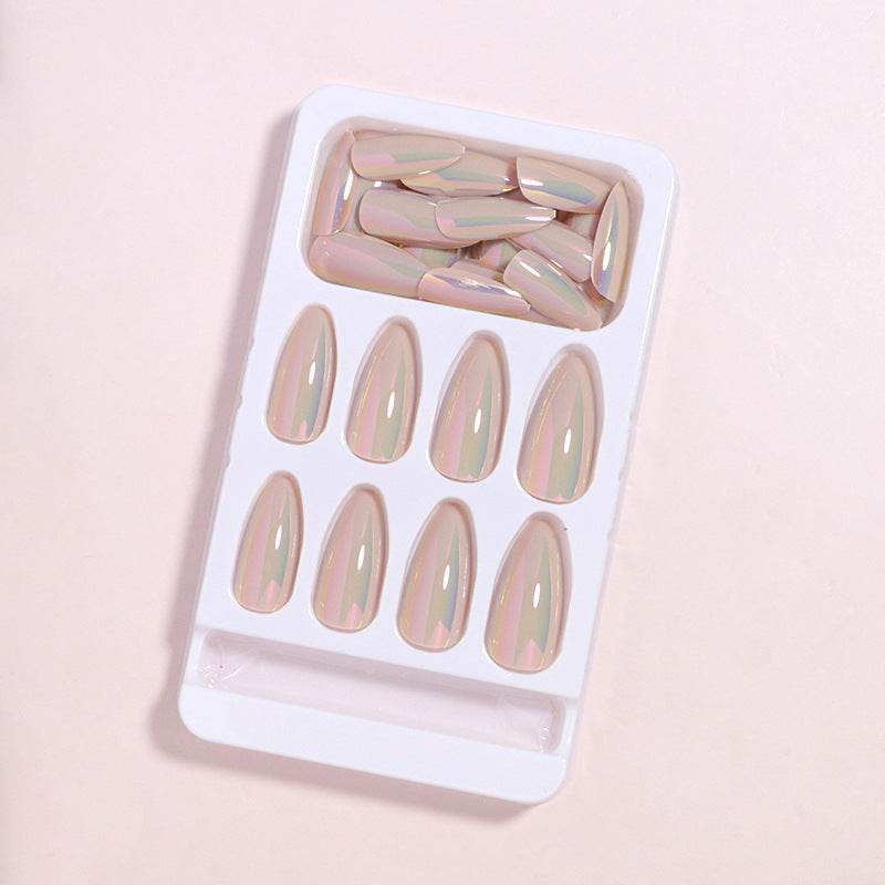 Iridescent Press-On Nail Tips Karnz