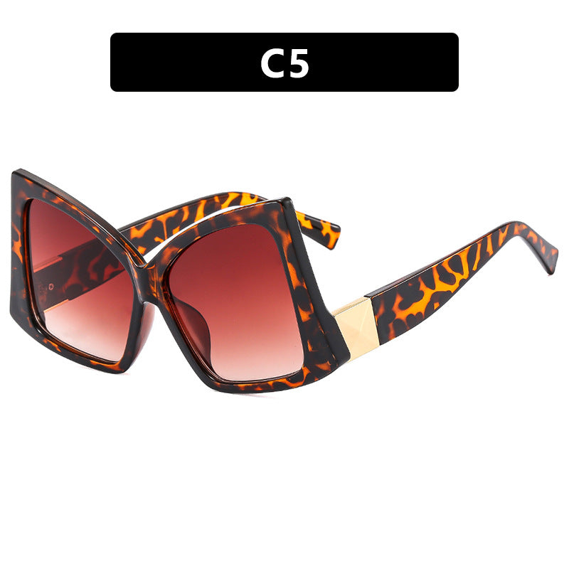 Damen oversized Sonnenbrille mit elegantem quadratischen Rahmen und schützendem UV-Schutz Karnz