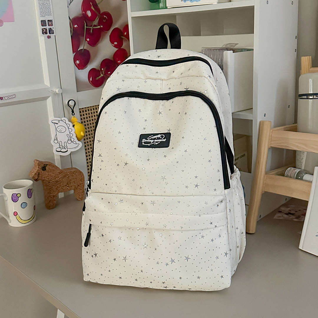 Sternen-Druck Geräumiger Rucksack Karnz