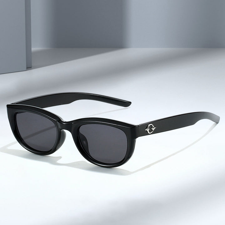 Damen Cat-Eye Sonnenbrille mit robustem Rahmen und UV-Schutz Karnz