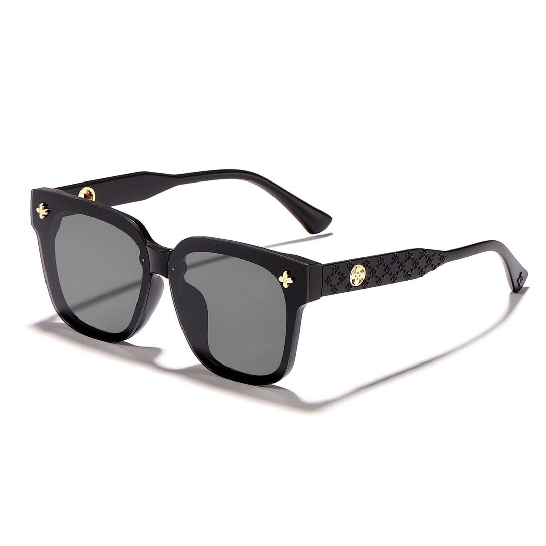 Damen modische Sonnenbrille mit extravagantem Rahmen und polarisierten Gläsern Karnz