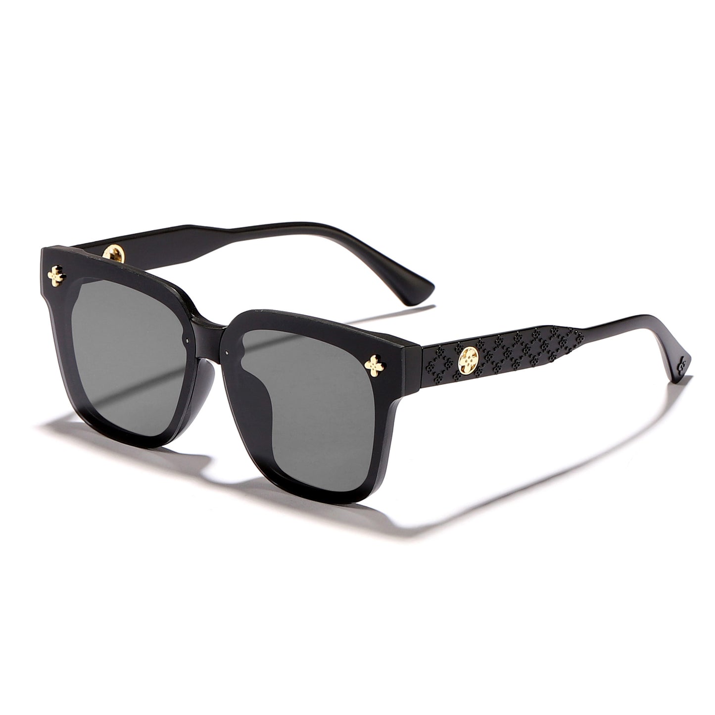 Damen modische Sonnenbrille mit extravagantem Rahmen und polarisierten Gläsern Karnz