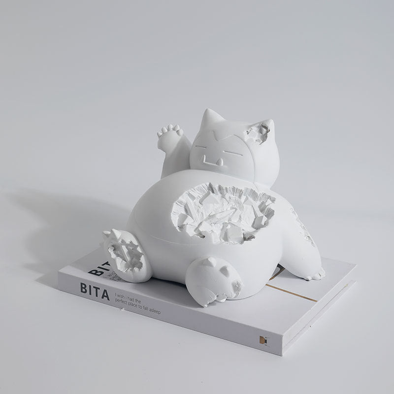 Verspielte dekorative Katzenfigur