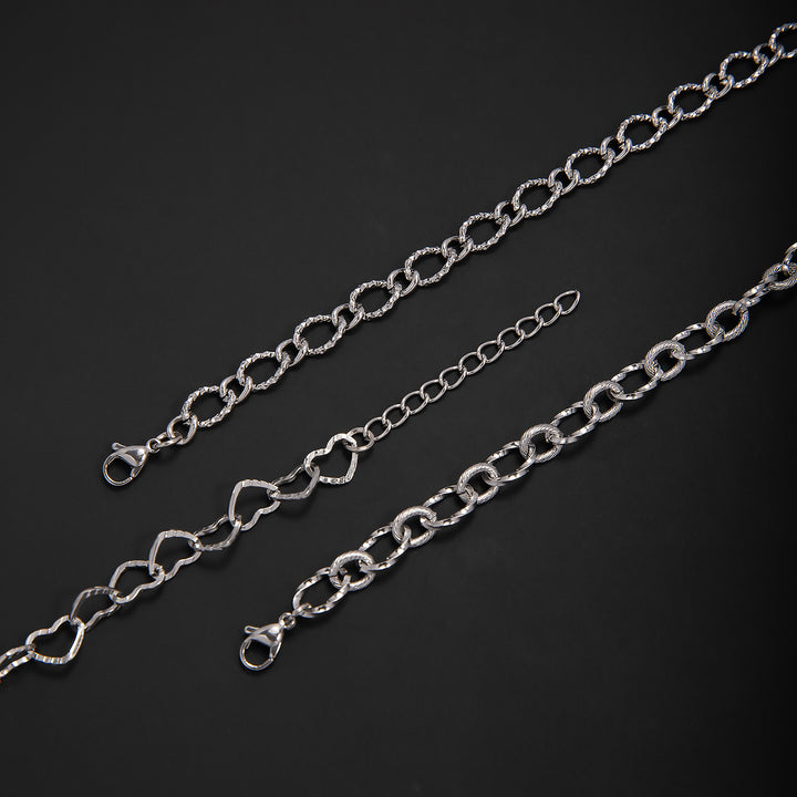 Vernetztes Metall-Gliederarmband Karnz