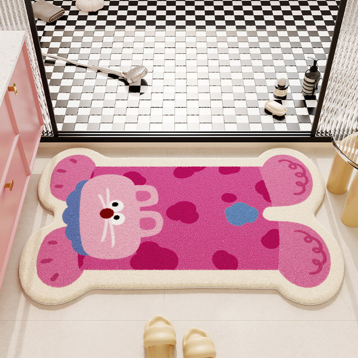 Cartoon Plüsch Badematte