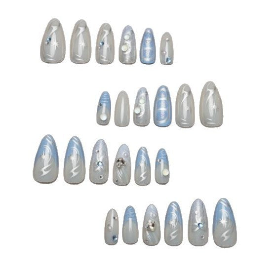 Künstlerische Stiletto-Nagelkunst-Erweiterungen Karnz