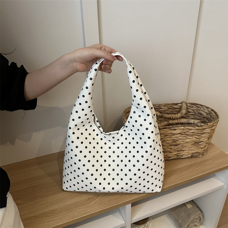 Polka Dot Hobo Tasche