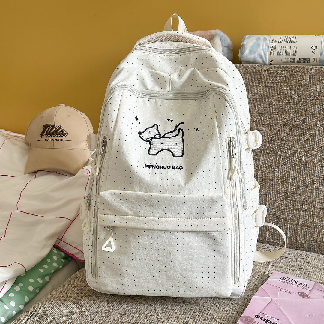 Grafische Katzen-Themen-Rucksack Karnz
