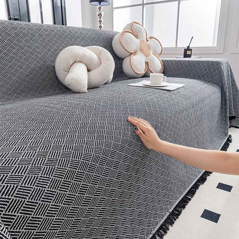 Gemütliche Sofawurfdecke