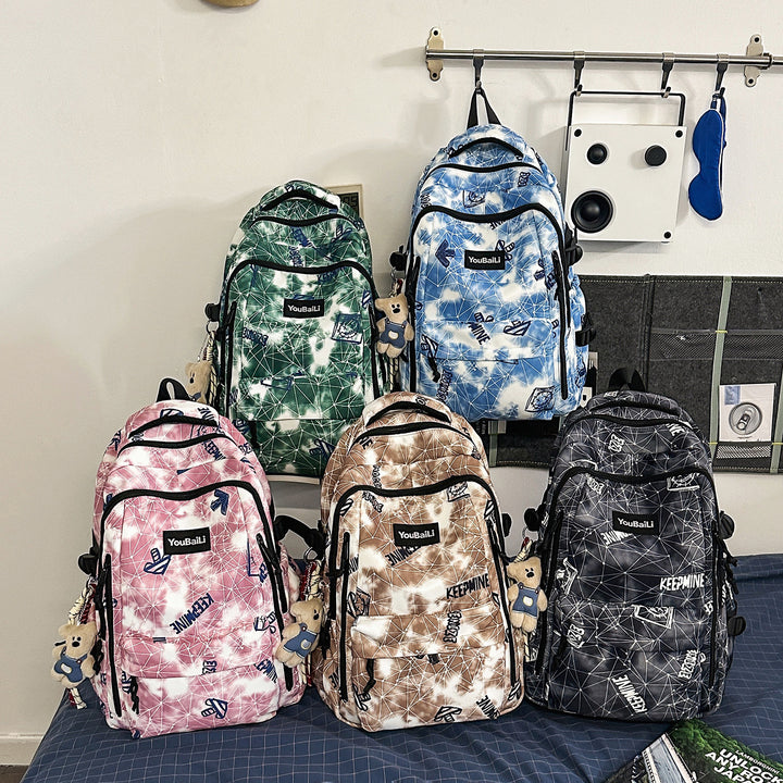 Trendiger Gemusterter Rucksack Karnz