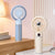Damen Tragbarer Handventilator mit LED-Anzeige und USB-Ladefunktion Karnz