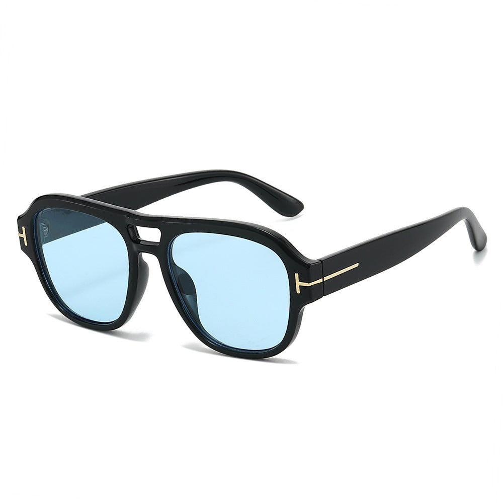 Modebewusste quadratische Sonnenbrille Karnz