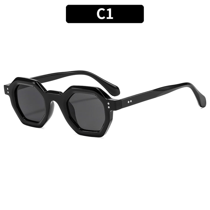 Modische Winkelsonnenbrille